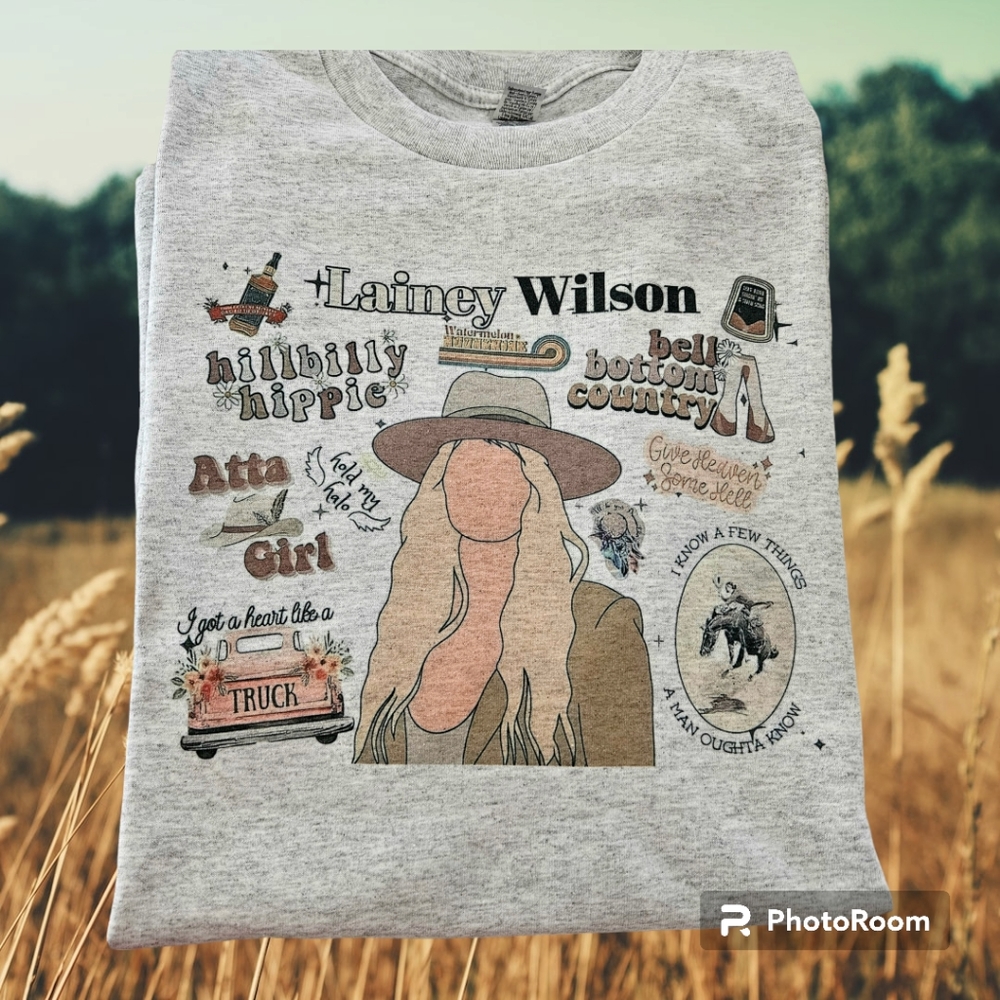 Lainey wilson shirt country music popular trending western cute